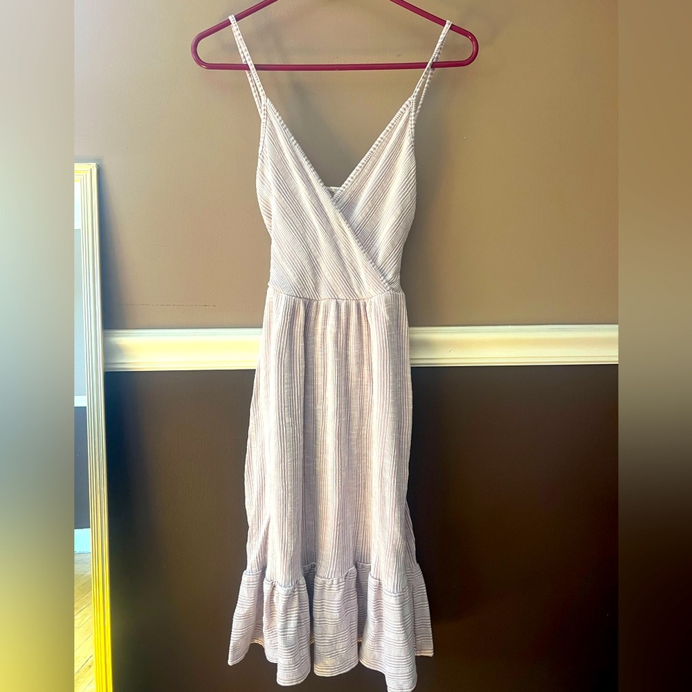 Boutique Striped Fit & Flare Dress
